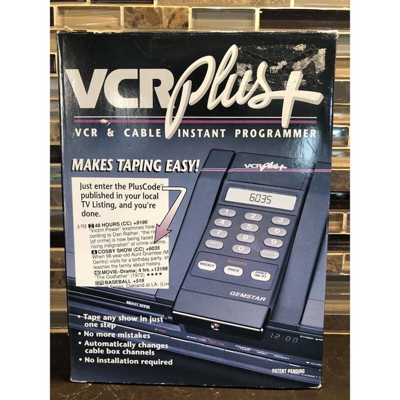 VCR Plus+ Instant Programmer by GemStar -‎ Model EL16EB-16 - Brand New in Box - Picture 2 of 3